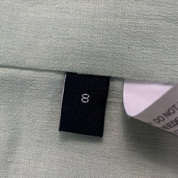 Theory Patch-Pocket Blazer in Stretch Linen in Mint Size 8 - Picture 14 of 15